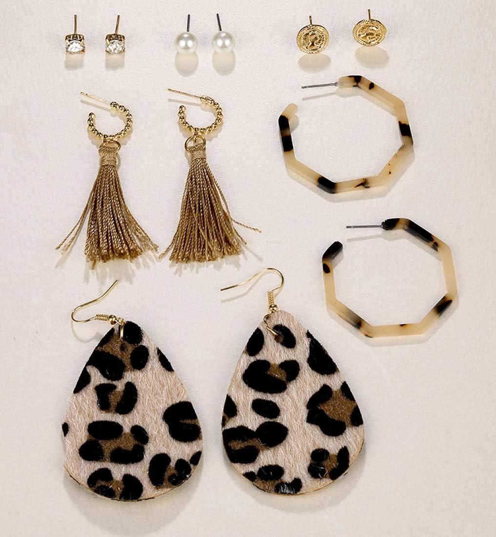 image17IF 36 Pairs Colorful Boho Earrings for Women