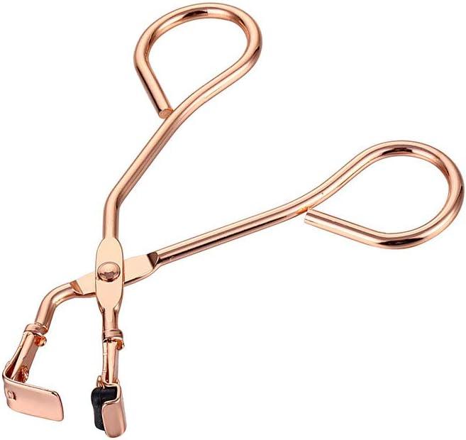 image3 Pcs Eyelash Curler With Refill Pads 17IF No Pinching Mini Lash Curler Fits All Eyelash ShapesBlack Gold and Silver