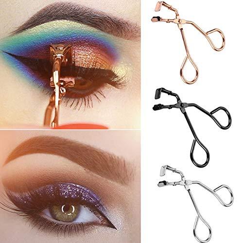 imageSilicone Eyelash Curler With Refill Pads 17IF No Pinching Mini Lash Curler for Dramatic Lash Look and Fits All Eyelash Shapes Rose Gold