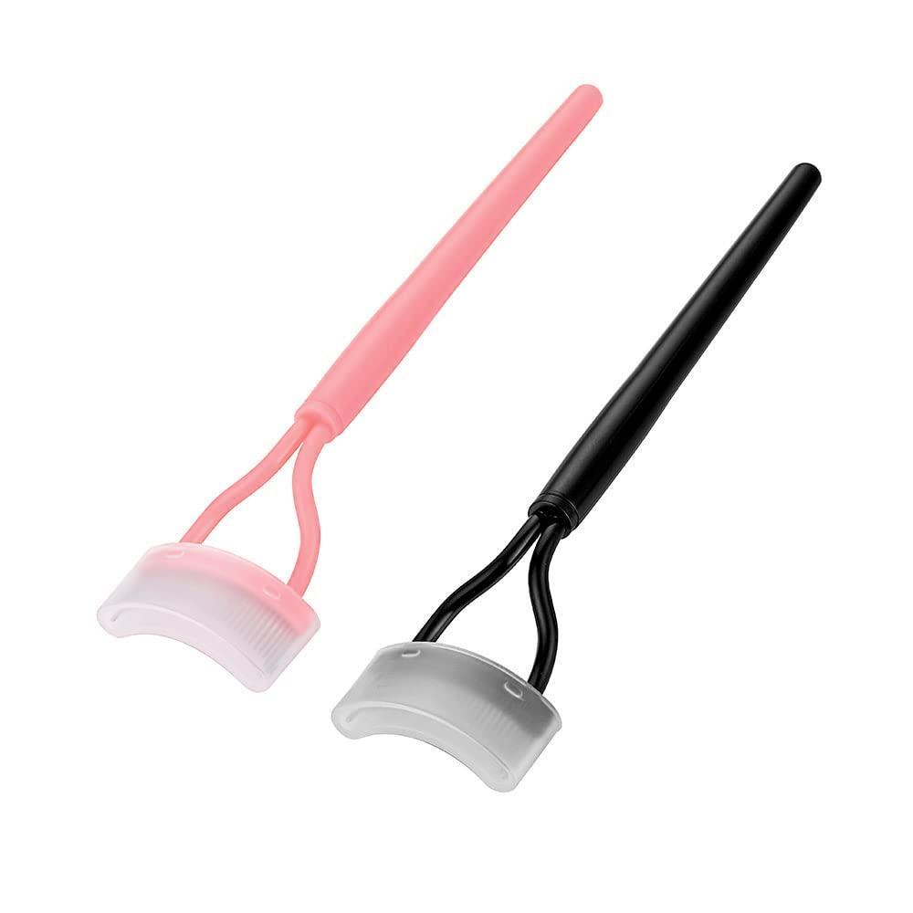 image2 Pcs Eyelash Comb 17IF Makeup Mascara Separator Metal Teeth eyelashes Definer with Comb Cover for Women Mascara applicator Brushes Toolcomb